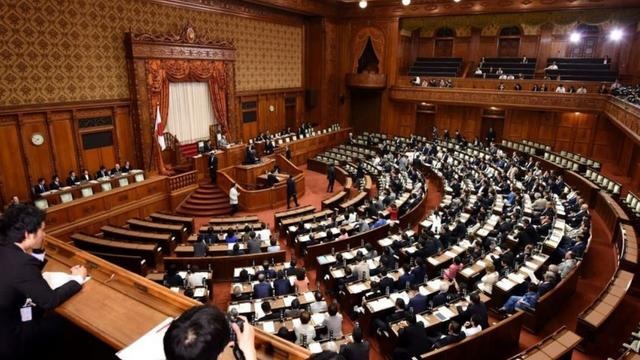 日本の国会での衆参両議院会議