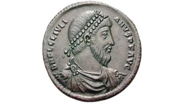 ユリアヌス帝のコインの写真